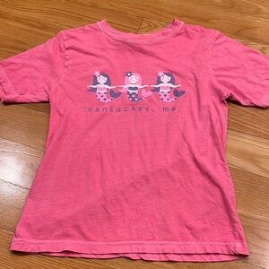 NANTUCKET girls short sleeve shirt size medium.
